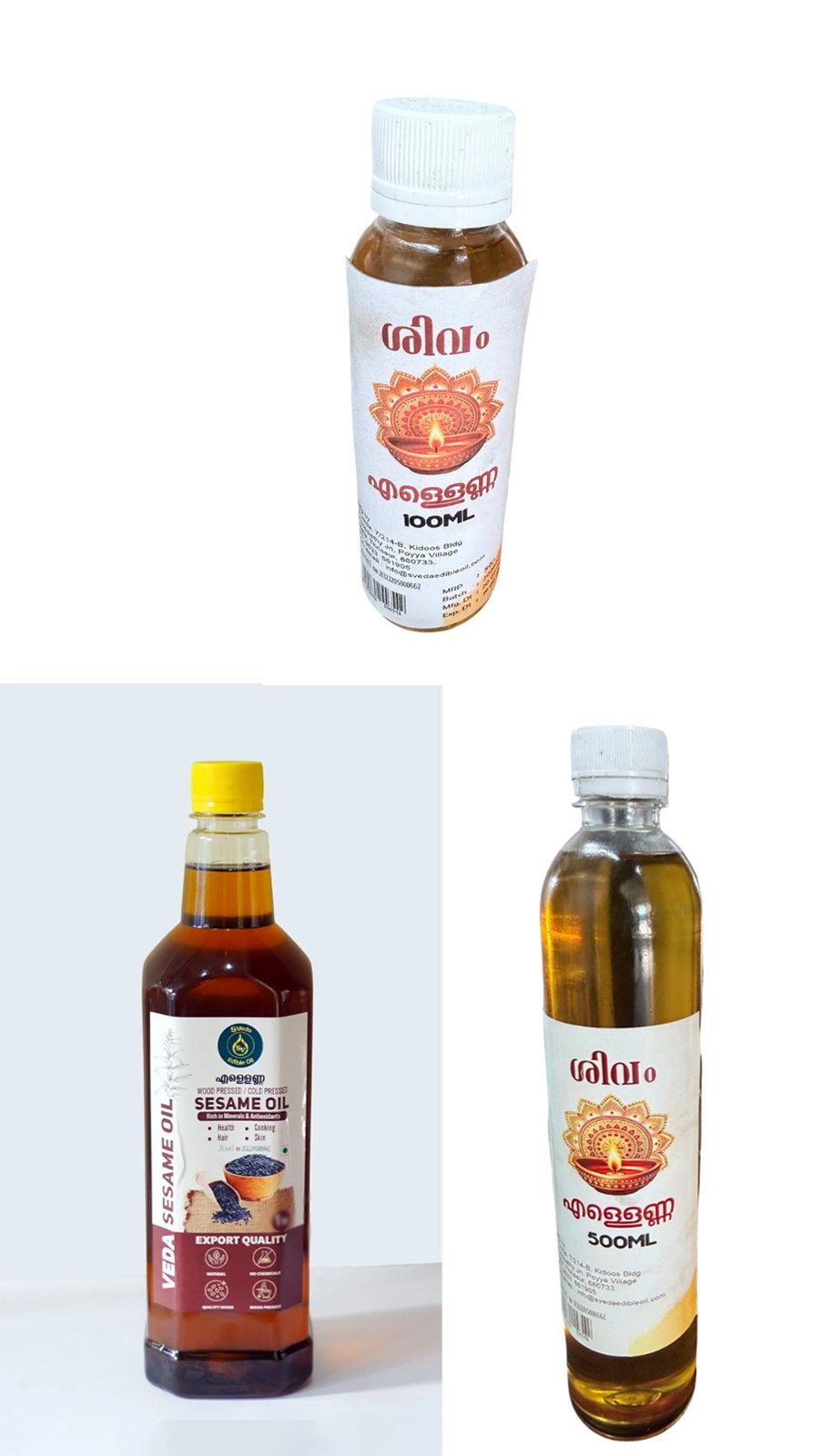 Combo Pack Veda Sesame Oil 